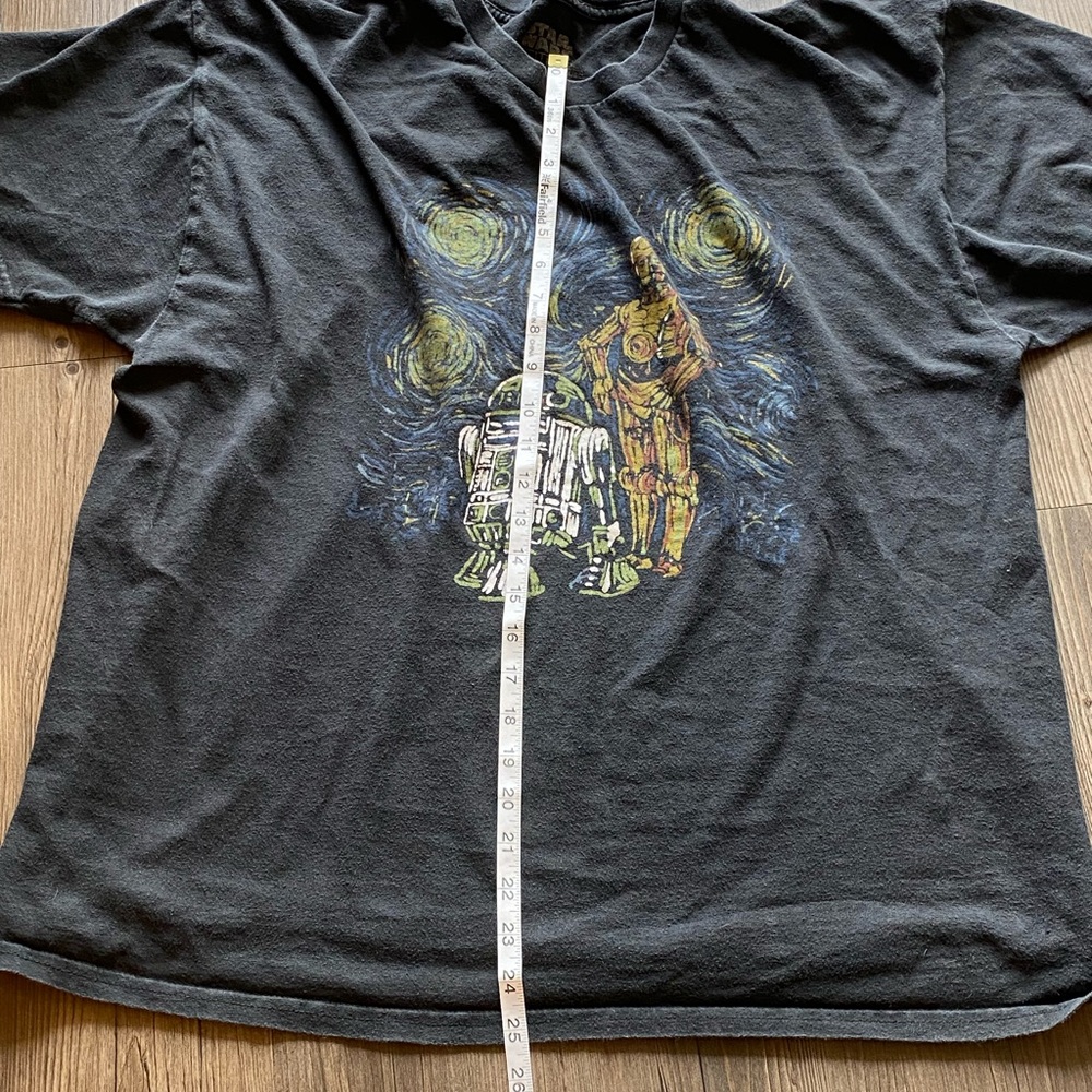 Star Wars Van Gogh Style Tee - R2D2 & C-3PO - Picture 4 of 4